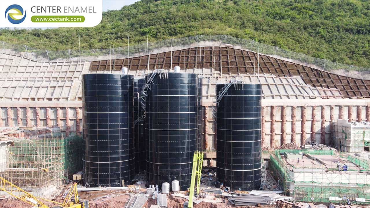 Les réservoirs GFS de Center Enamel révolutionnent le traitement des eaux usées de l'usine de liqueur de Sichuan