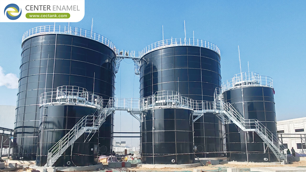 Center Enamel fournit une solution de réservoirs de stockage pour le projet de traitement des déchets alimentaires