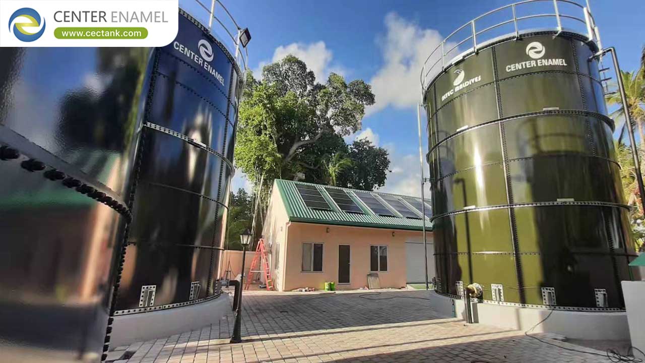 Center Enamel's Glass-Fused-to-Steel (GFS) Tanks are Ensuring Safe Drinking Water Project in the Maldives