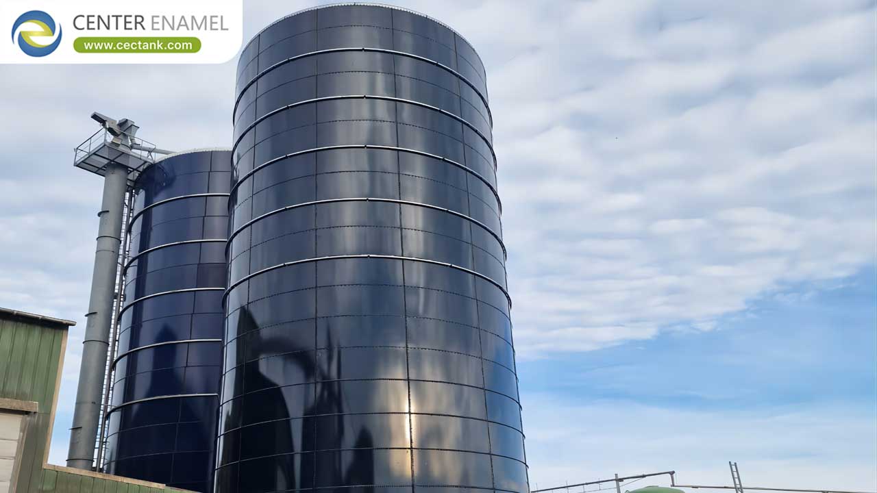 Center Enamel's Glass-Fused-to-Steel (GFS) Tanks Used as Corn Silos in France